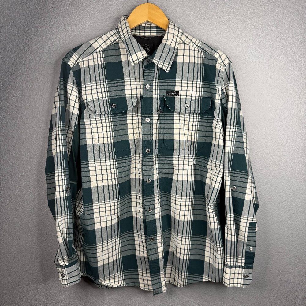 Wrangler ATG Plaid Button Down
